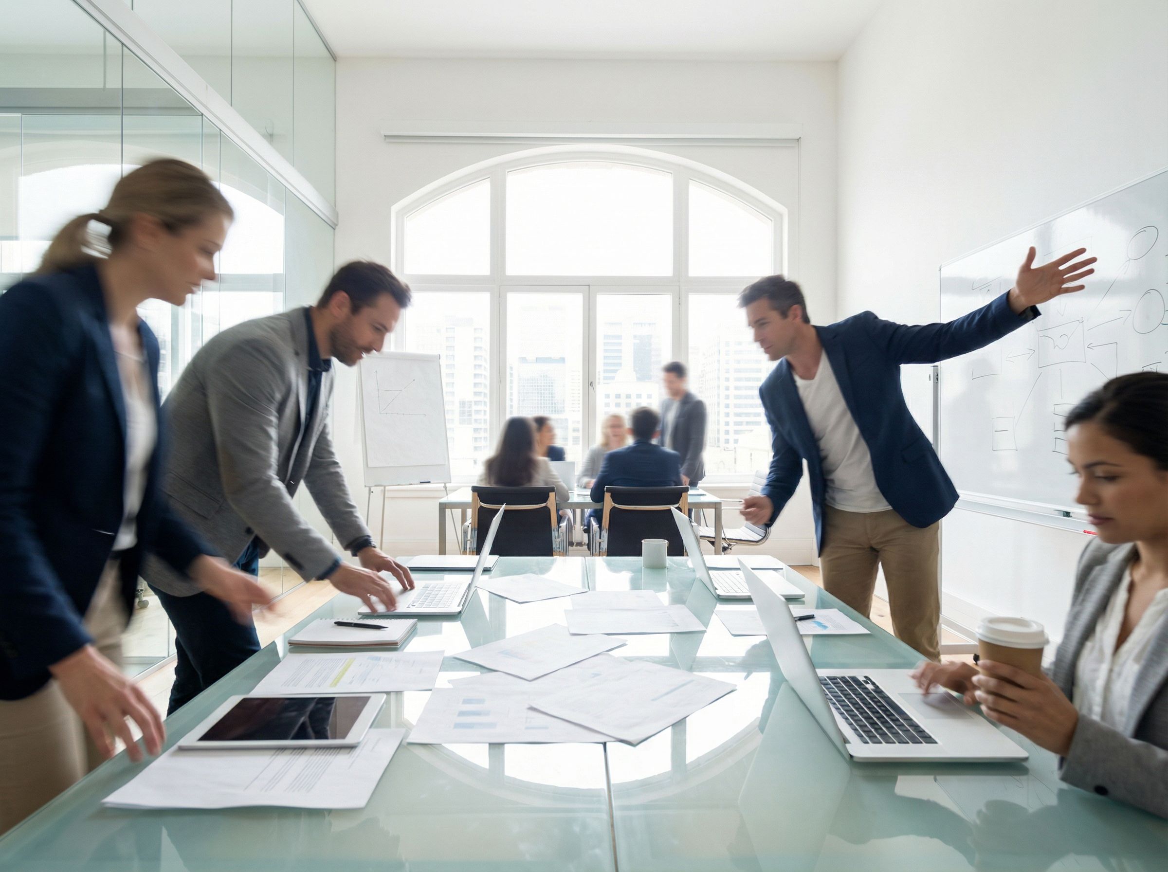 A skilled artisan weaving baskets in an outdoor market, captured in monochrome.