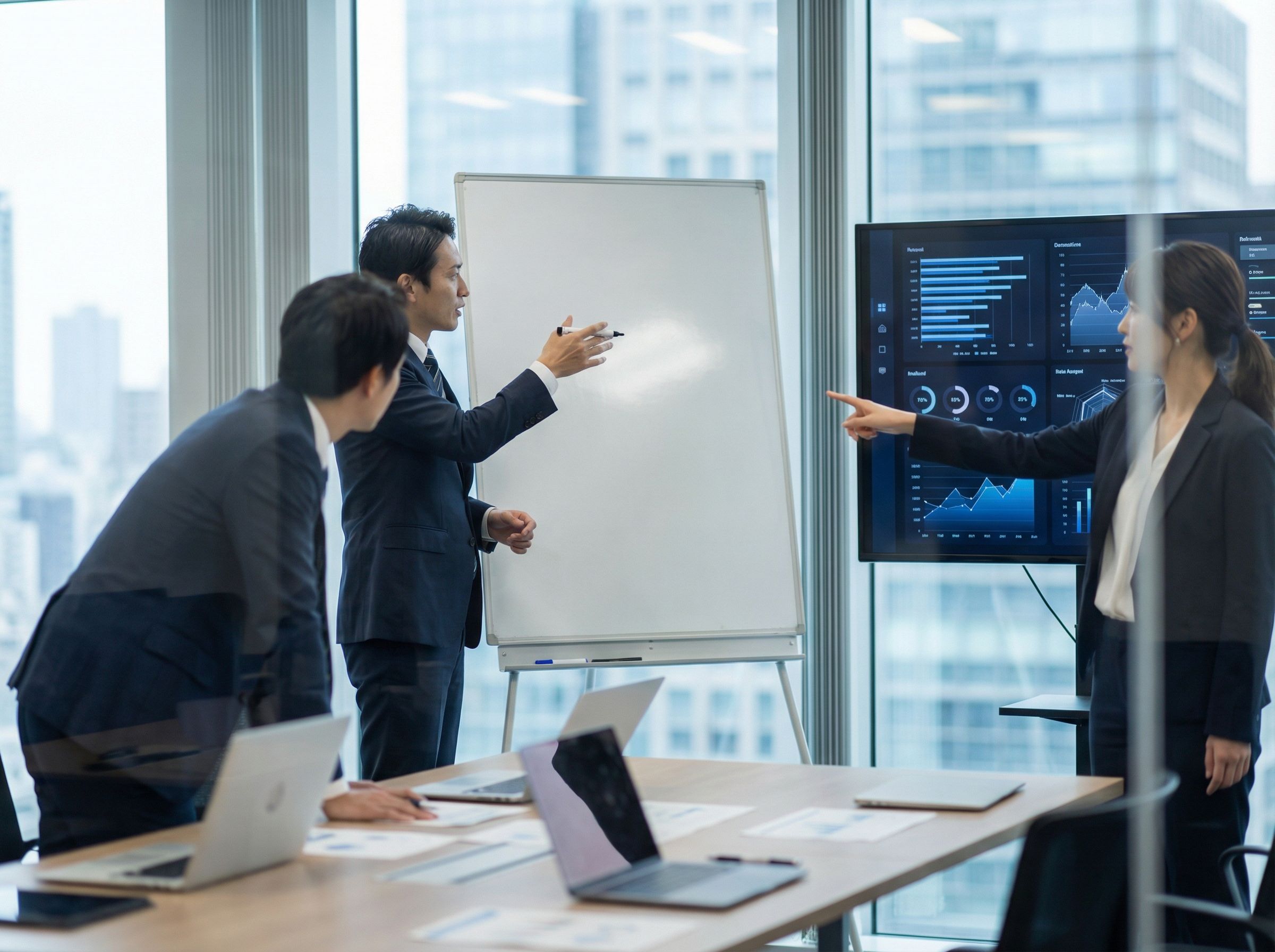 A picturesque aerial view of Ogliastro village on the coast of Corsica, France, surrounded by serene mountains and sea.