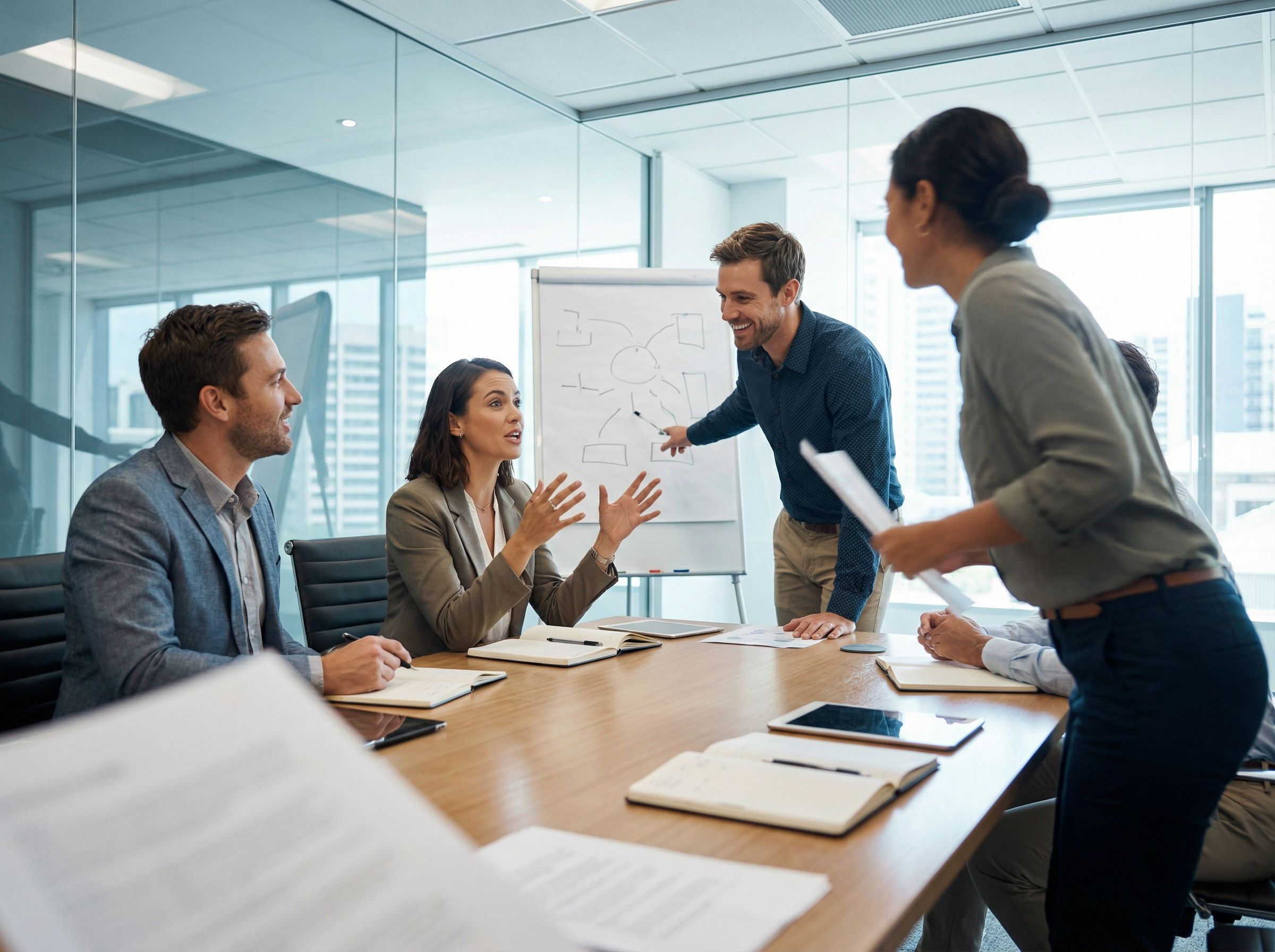 Scenic view of an ancient church in Viterbe, France surrounded by autumn trees.